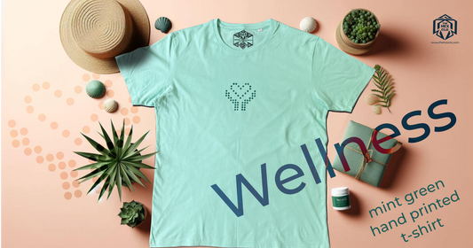 Embrace Serenity: The Wellness Journey with Our Mint Green Cotton T-shirt