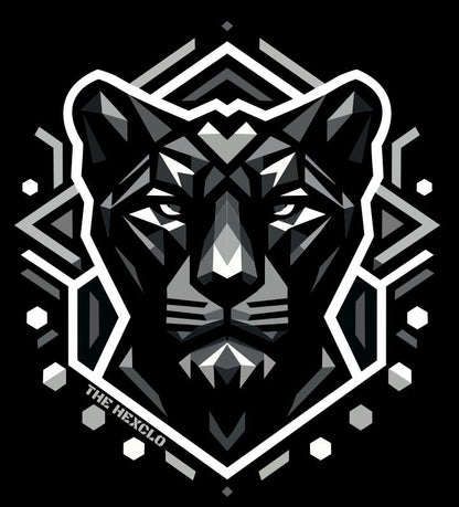 Black Panther Graphic Print T-Shirt, 100% Cotton: THE HEXCLO