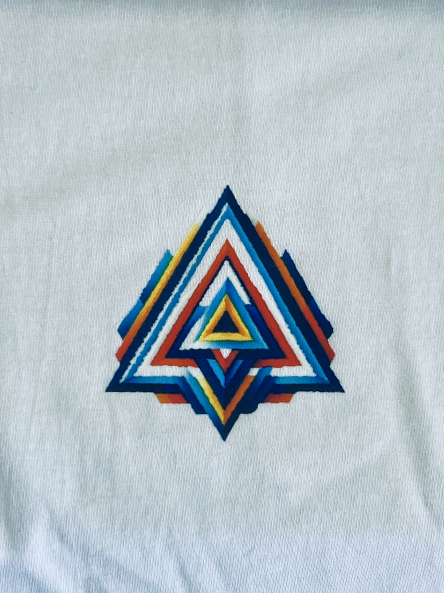 Minimal Abstract UFO Design T-Shirt, 100% Cotton