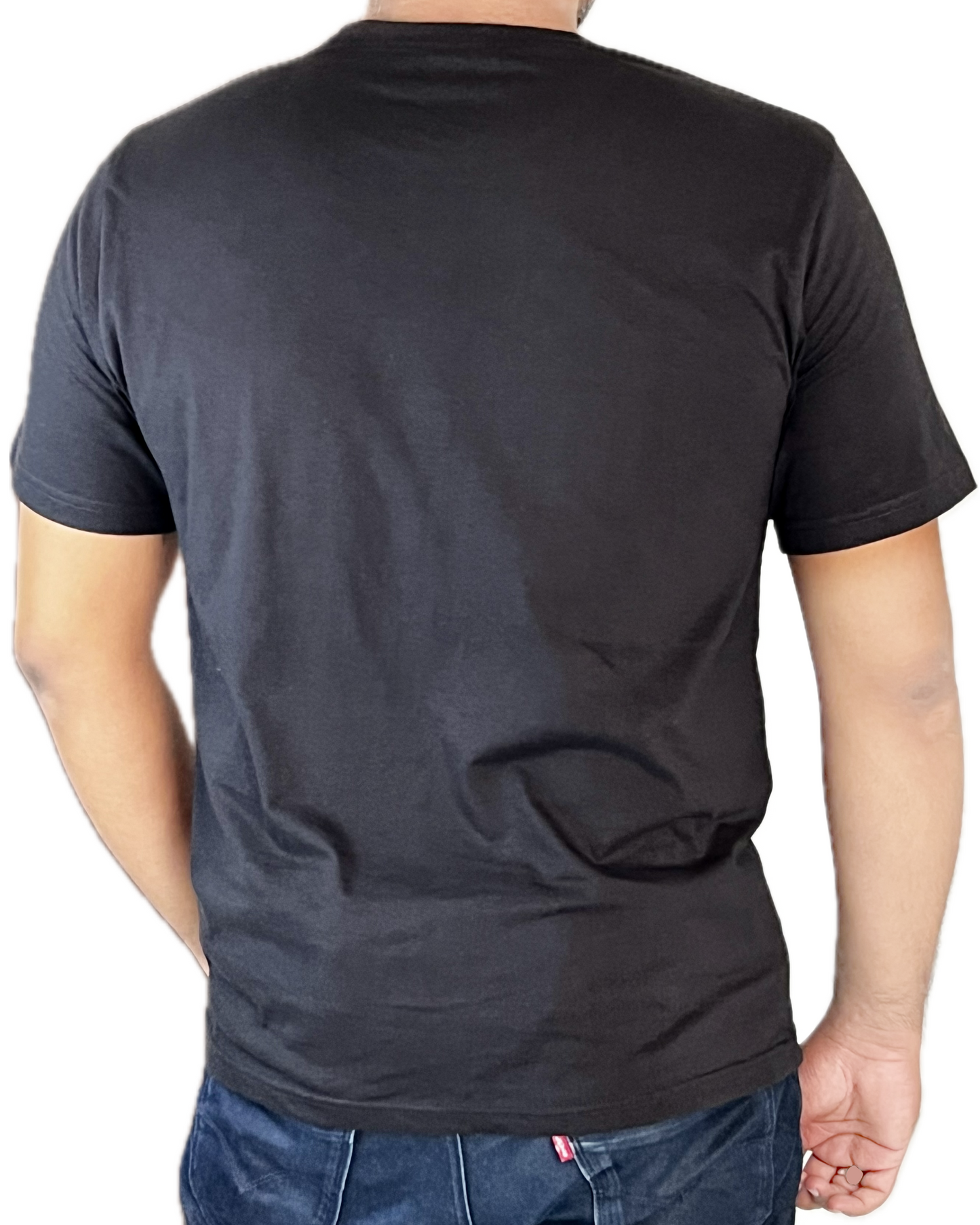 Black Hex Arch Graphic Print T-Shirt, 100% Cotton: THE HEXCLO