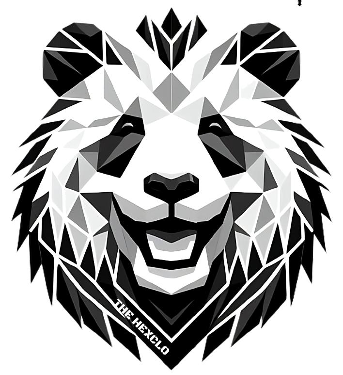 Laughing Panda Graphic Print T-Shirt, 100% Cotton: THE HEXCLO