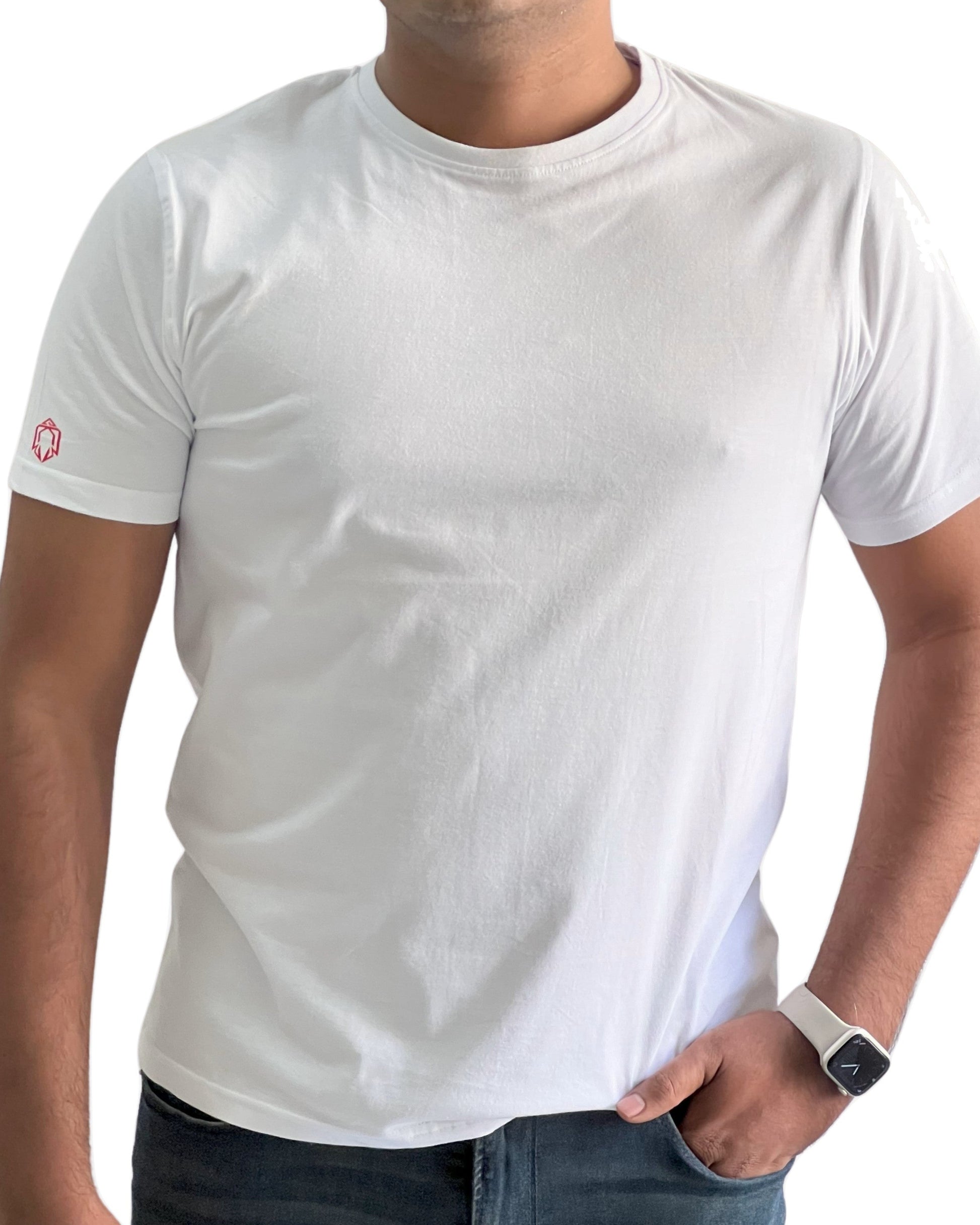 Regular Fit Pima Cotton T-Shirts for Summer Half Sleeve Crew Neck Tees