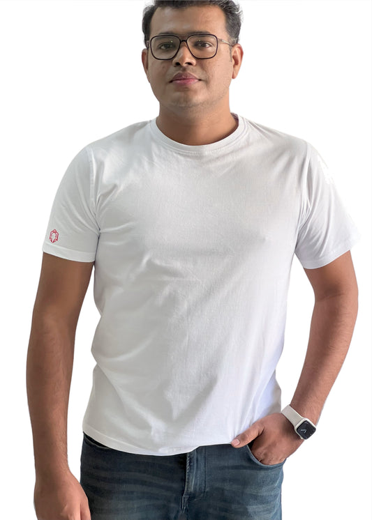 Regular Fit Pima Cotton T-Shirts for Summer | Half Sleeve | Crew Neck Tees